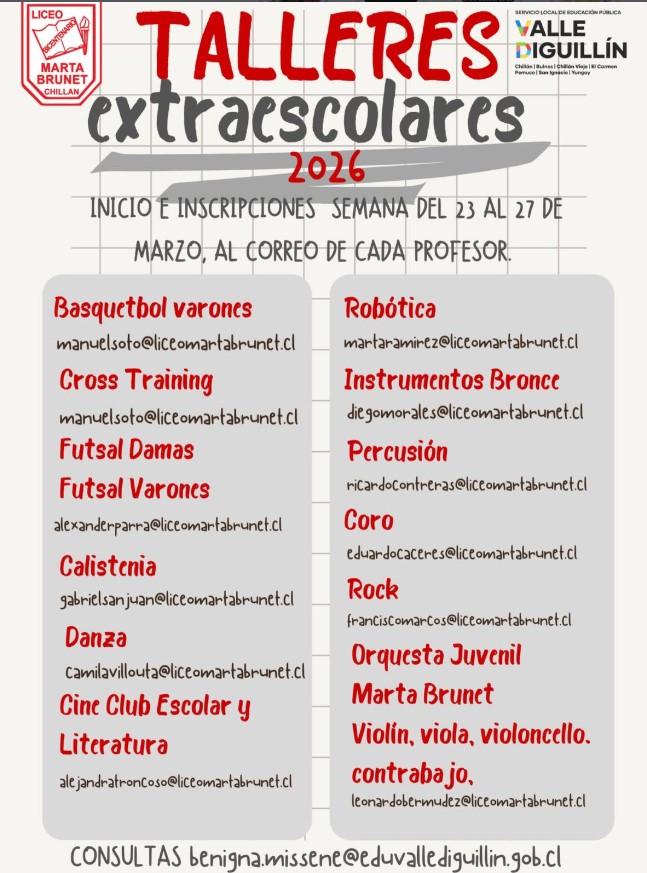 02. Talleres extraescolares